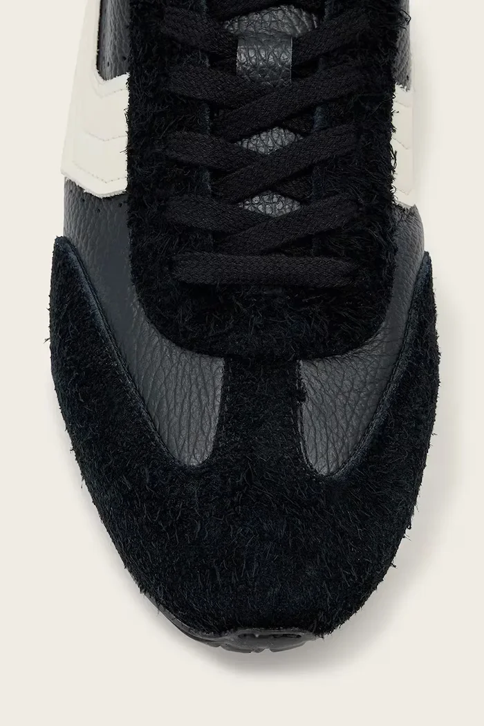 AllSaints Liam Hex Low Top маратонки мъжки от кожа черни M005FF