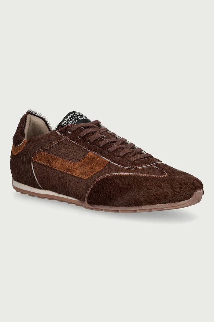 AllSaints Liam Hex Sneaker маратонки дамски от кожа кафяви W073FF