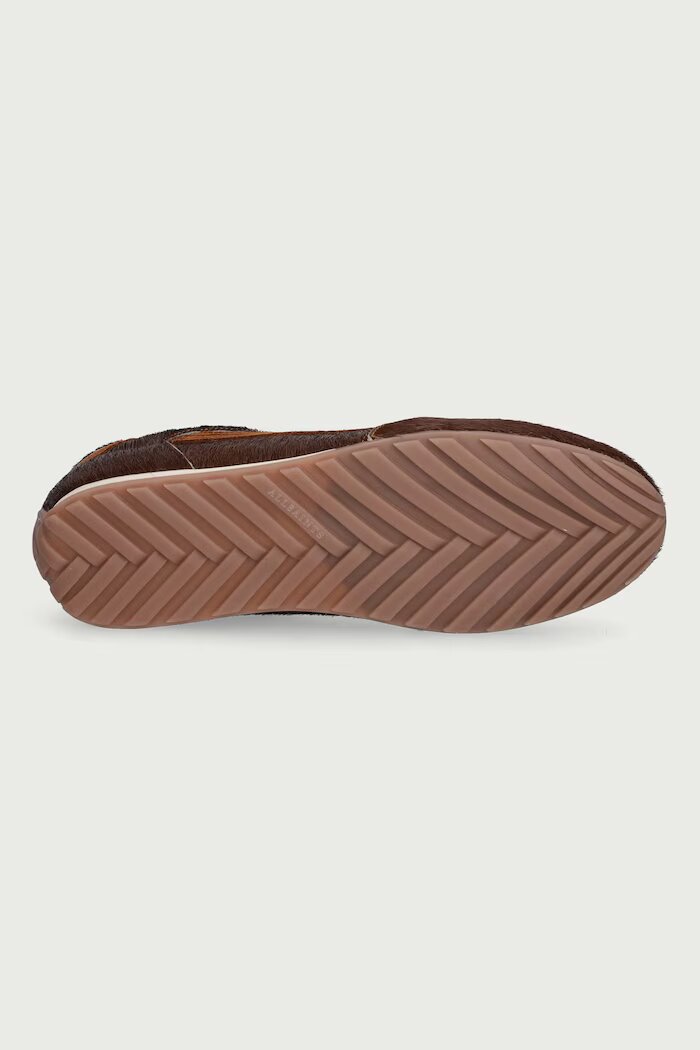 AllSaints Liam Hex Sneaker маратонки дамски от кожа кафяви W073FF