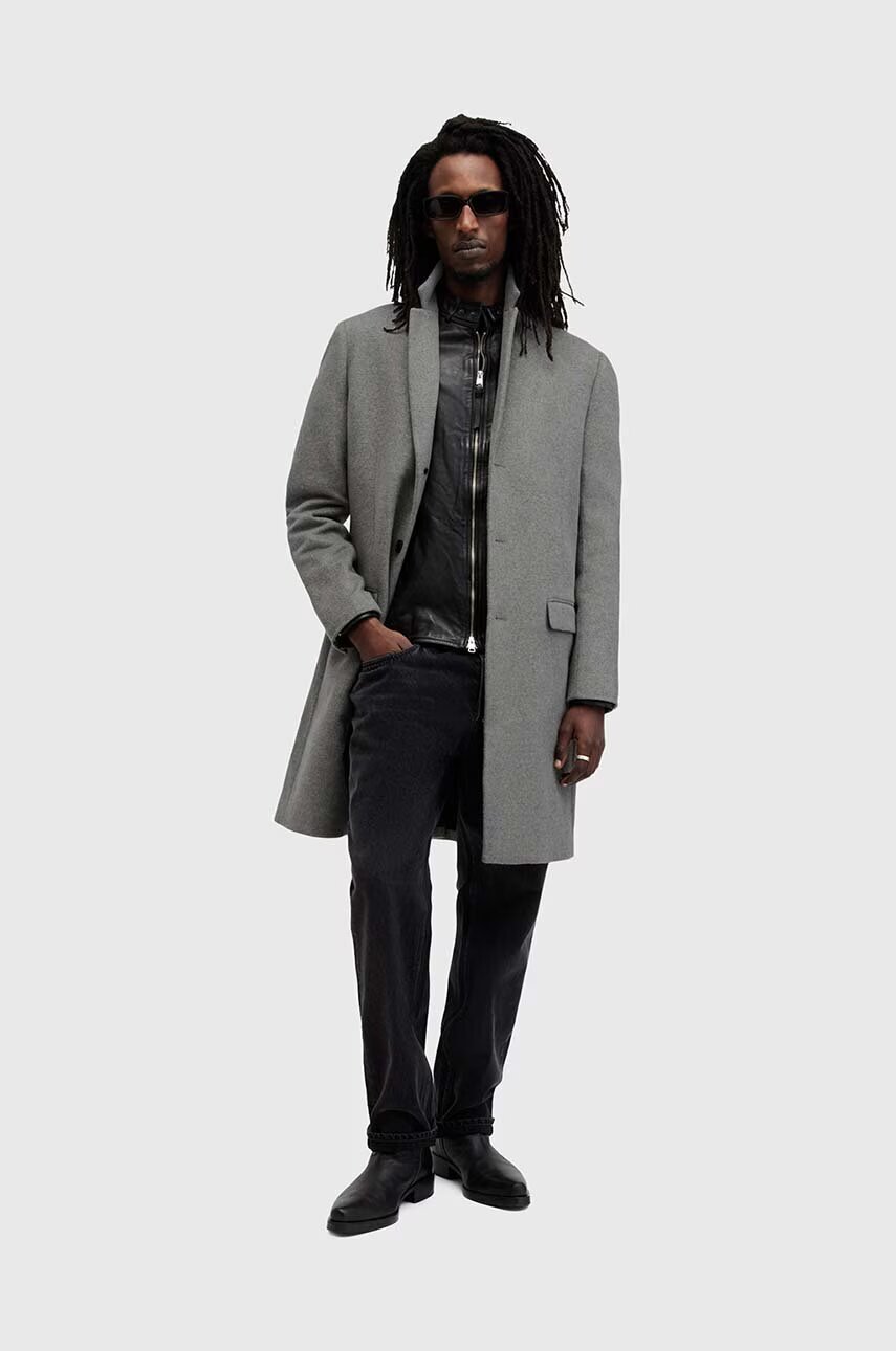 AllSaints Палто с вълна HAL COAT