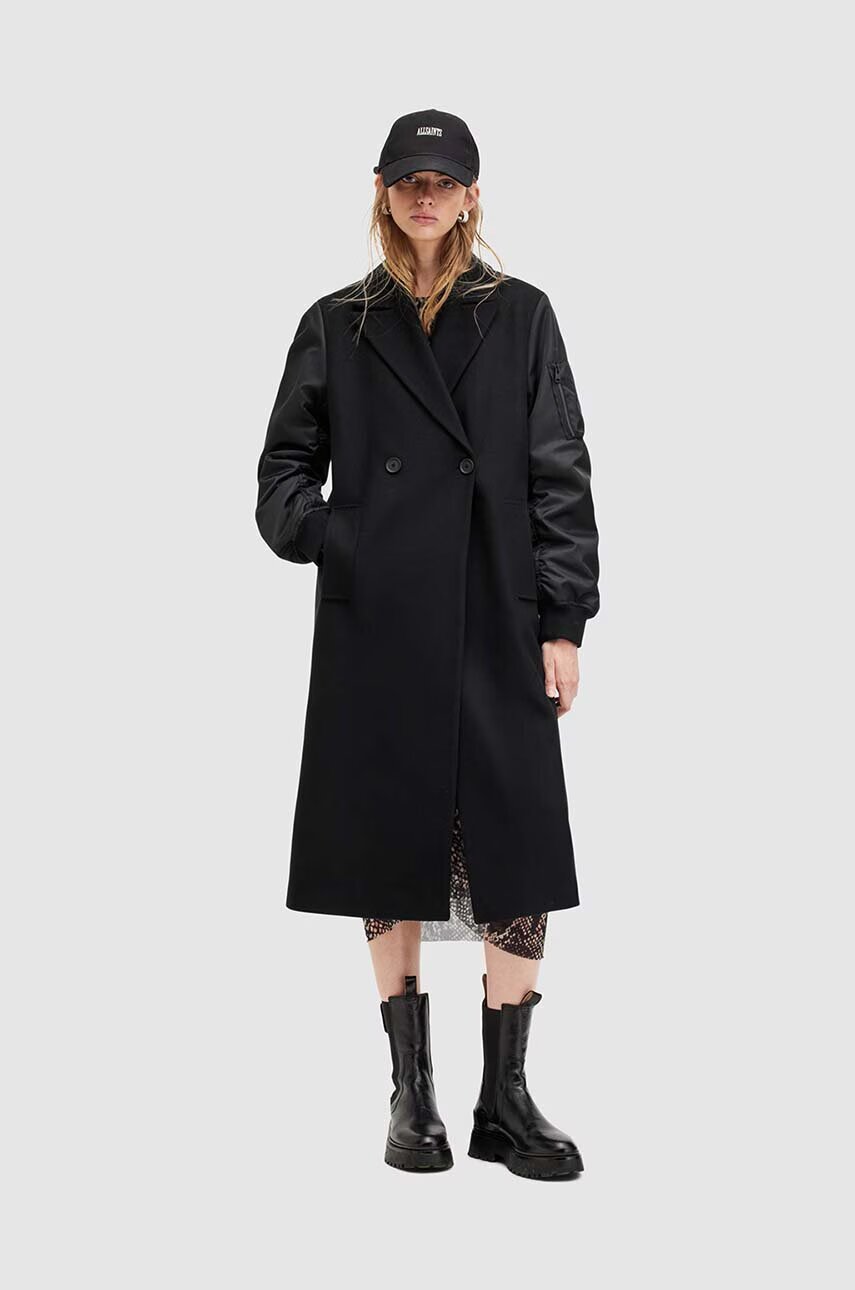 AllSaints Палто с вълна PAULAH