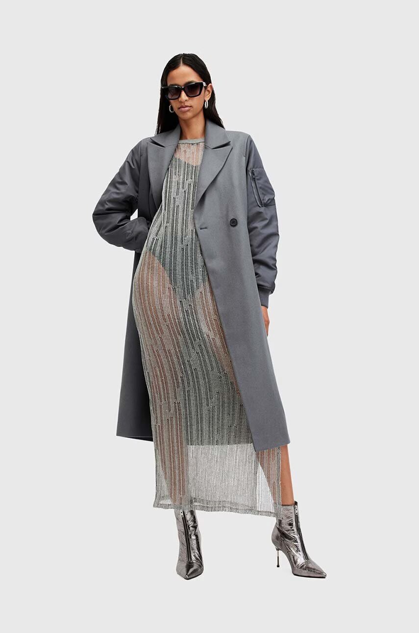 AllSaints Палто с вълна PAULAH