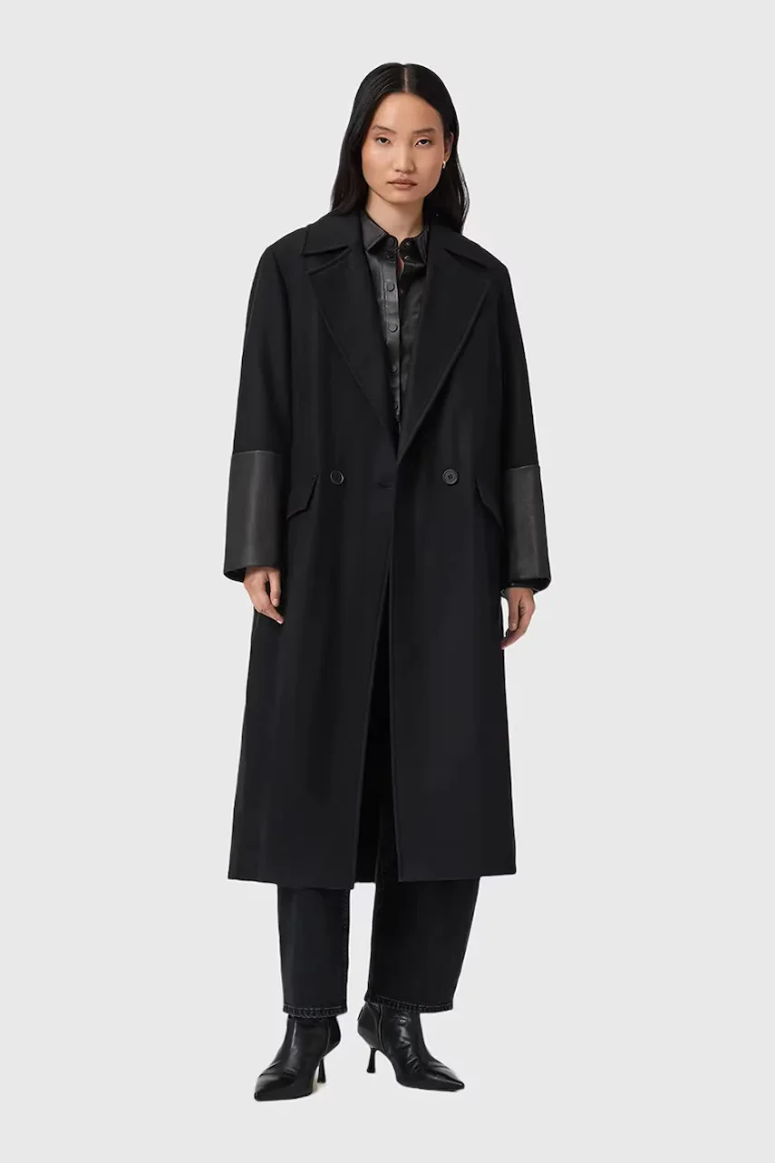 AllSaints Палто с вълна SELLMA