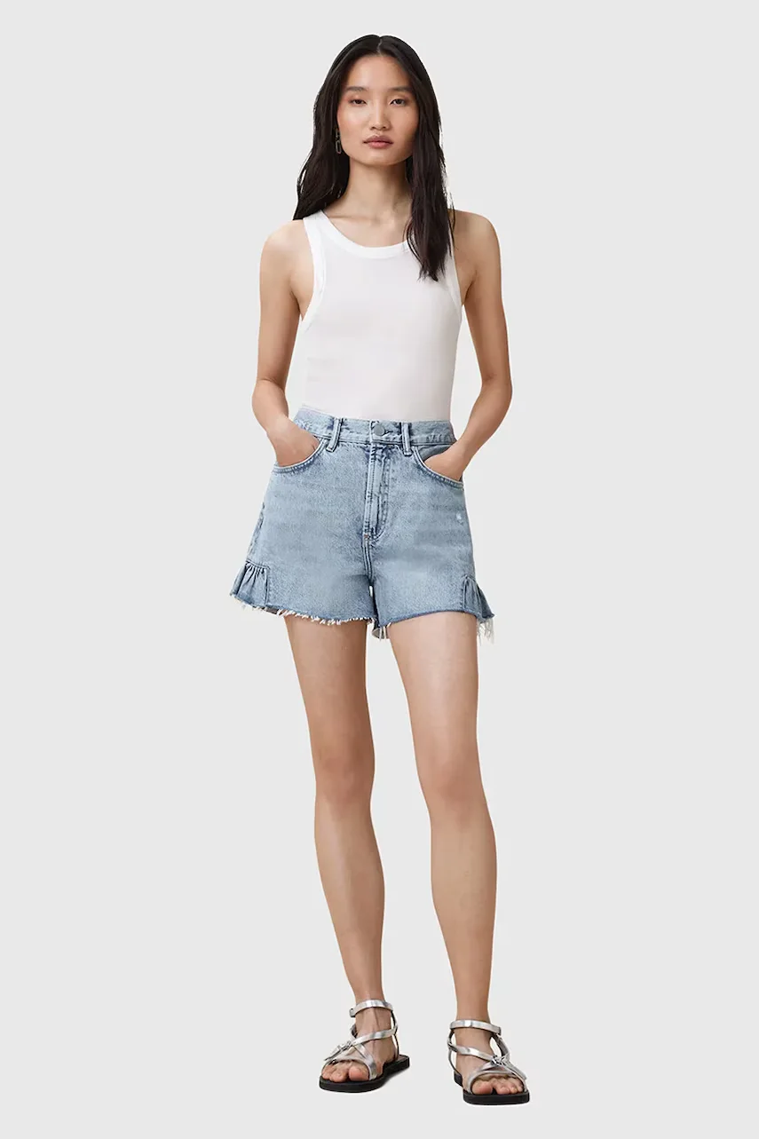 AllSaints Памучен къс панталон ELIANA