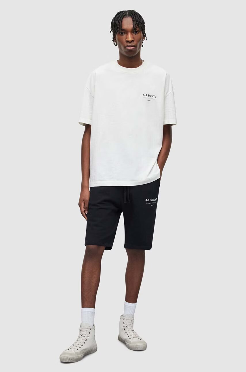 AllSaints Памучен къс панталон UNDERGROUND SWEATSHO