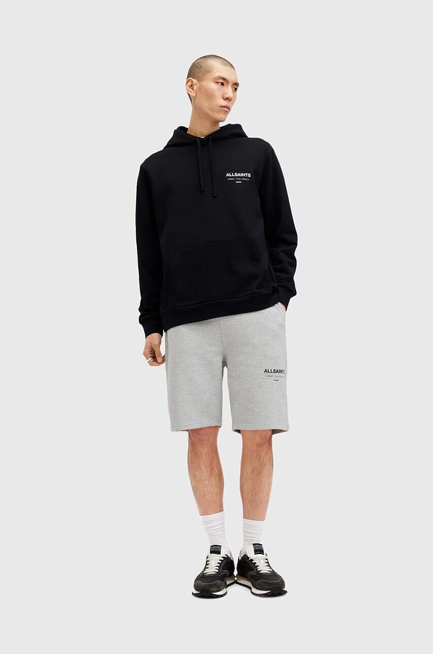 AllSaints Памучен къс панталон UNDRGRND SWEATSHORT