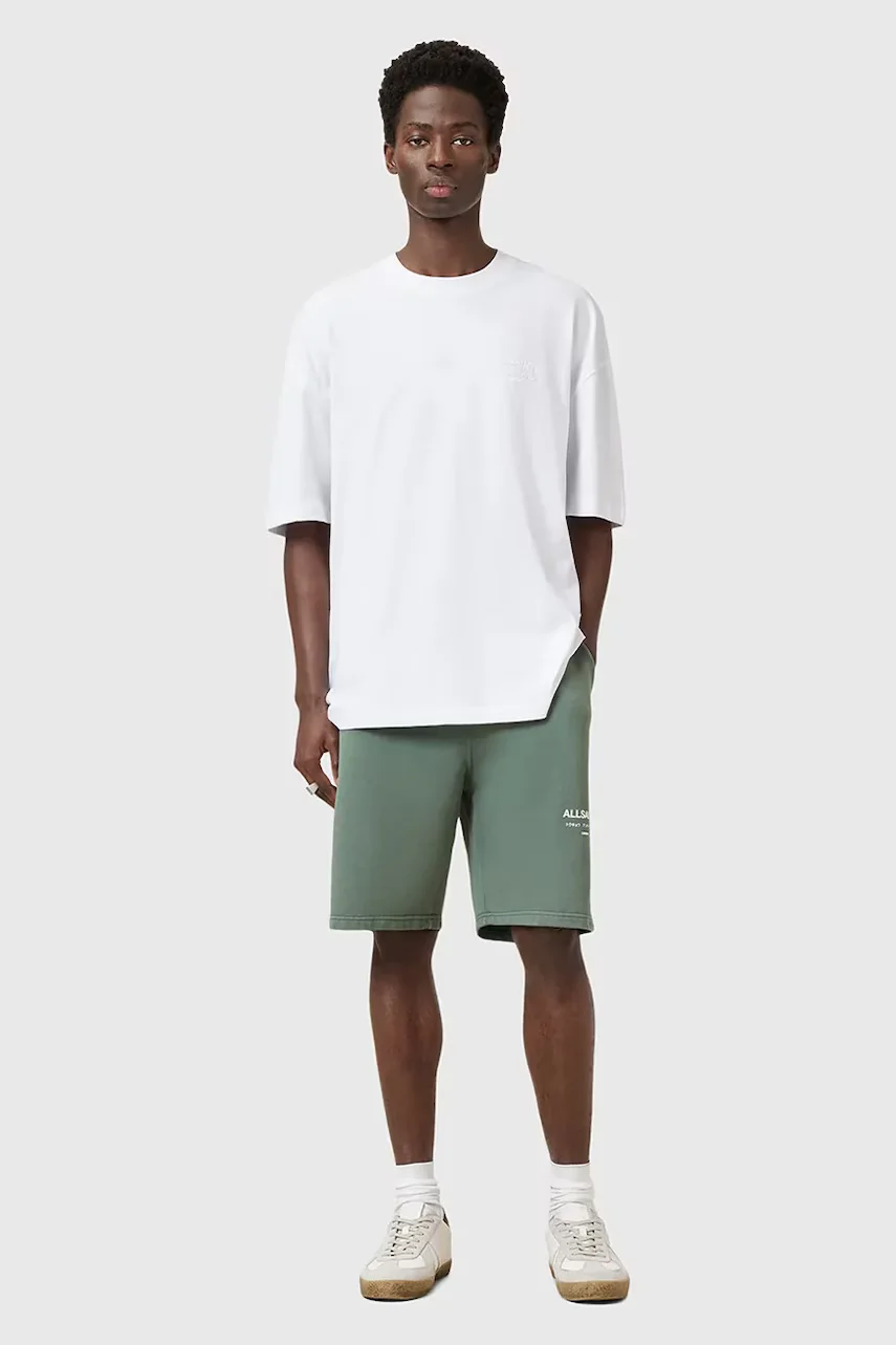AllSaints Памучен къс панталон UNDRGRND SWEATSHORT