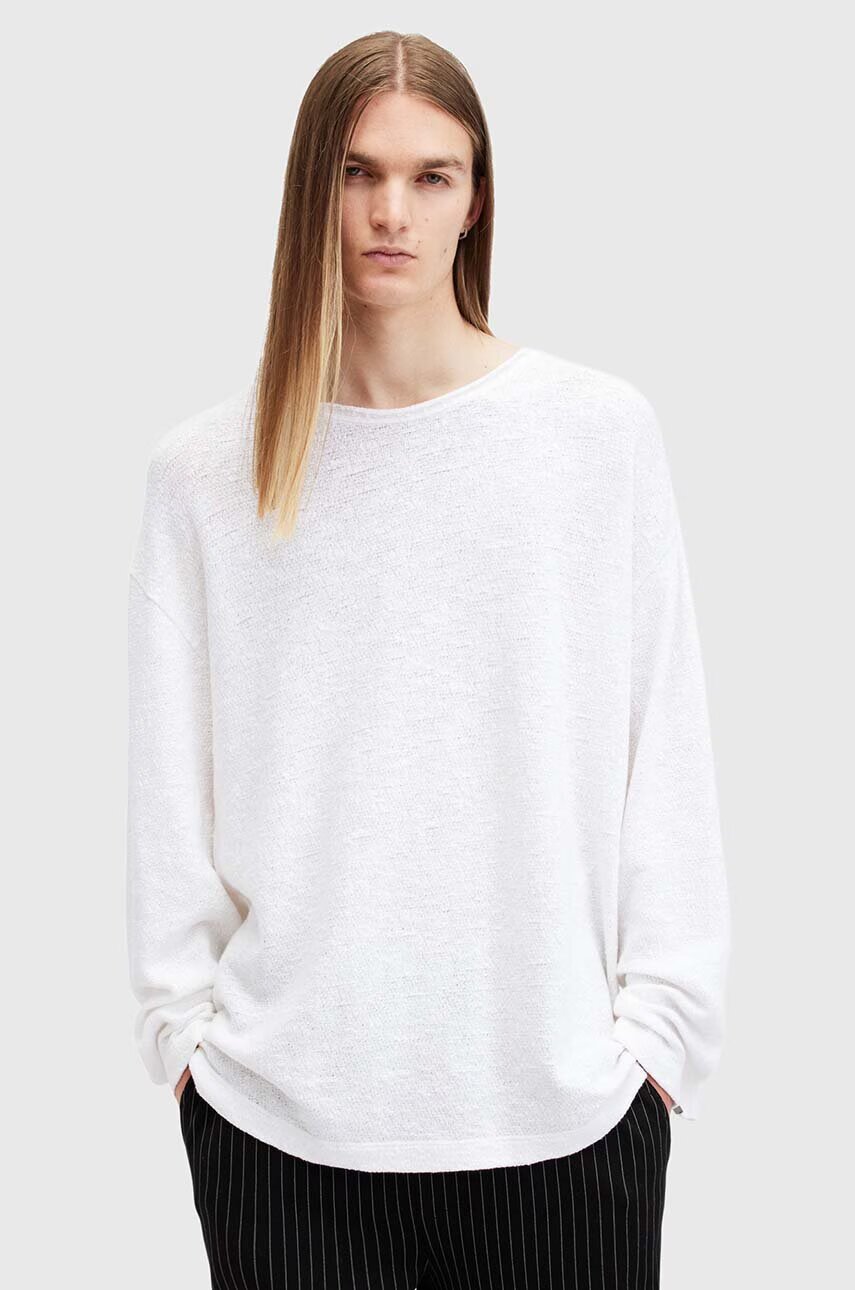 AllSaints Памучен пуловер SEARS LS CREW