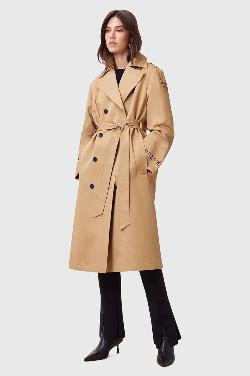 AllSaints Памучен шлифер DEMMI