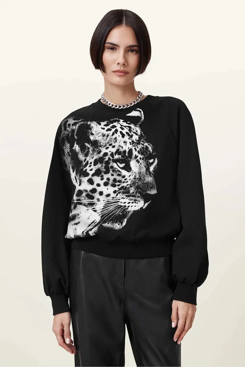 AllSaints Памучен суичър KIARA CYGNET