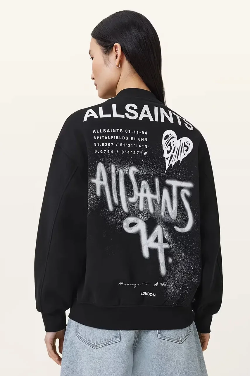 AllSaints Памучен суичър POSTER
