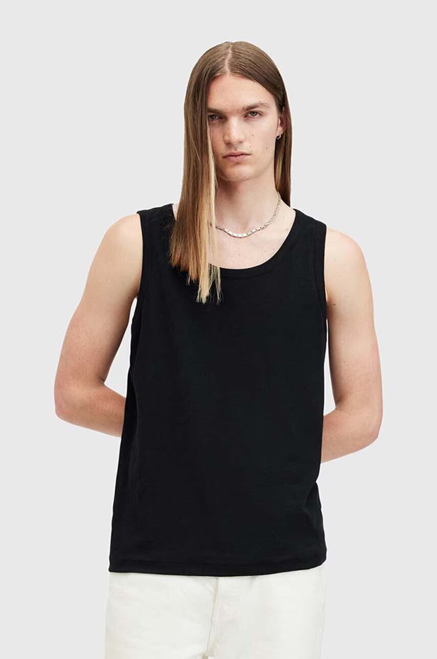 AllSaints Памучен топ EDWARDS VEST