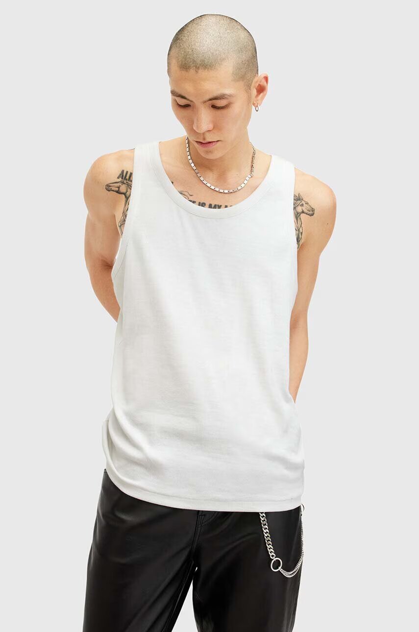 AllSaints Памучен топ EDWARDS VEST