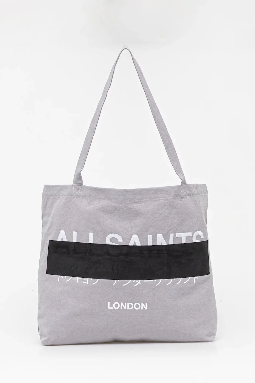 AllSaints Памучна чанта REDACT