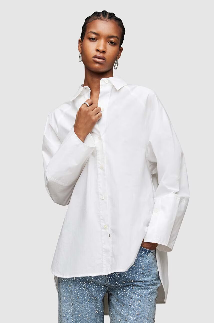 AllSaints Памучна риза Evie