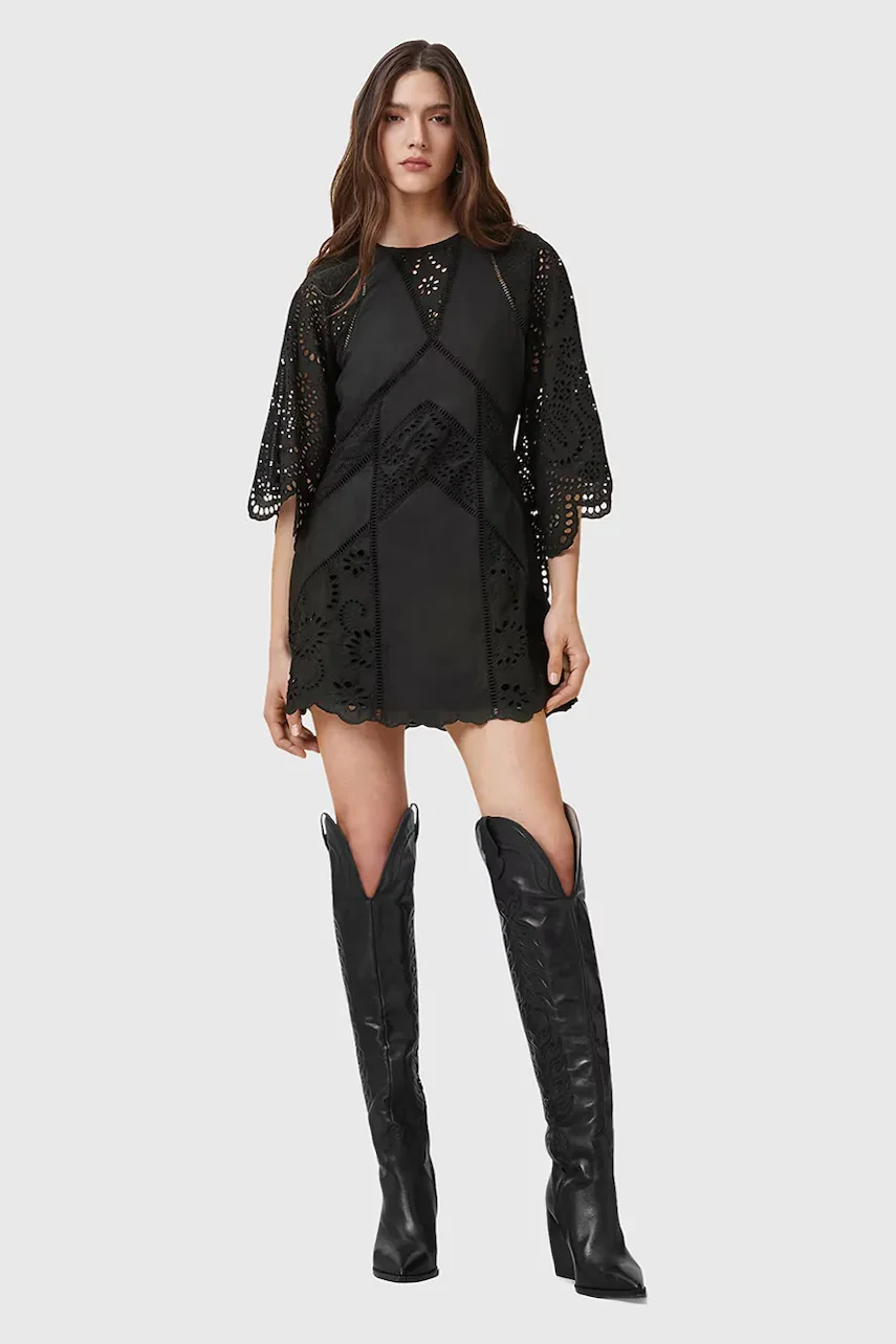 AllSaints Памучна рокля LUCI