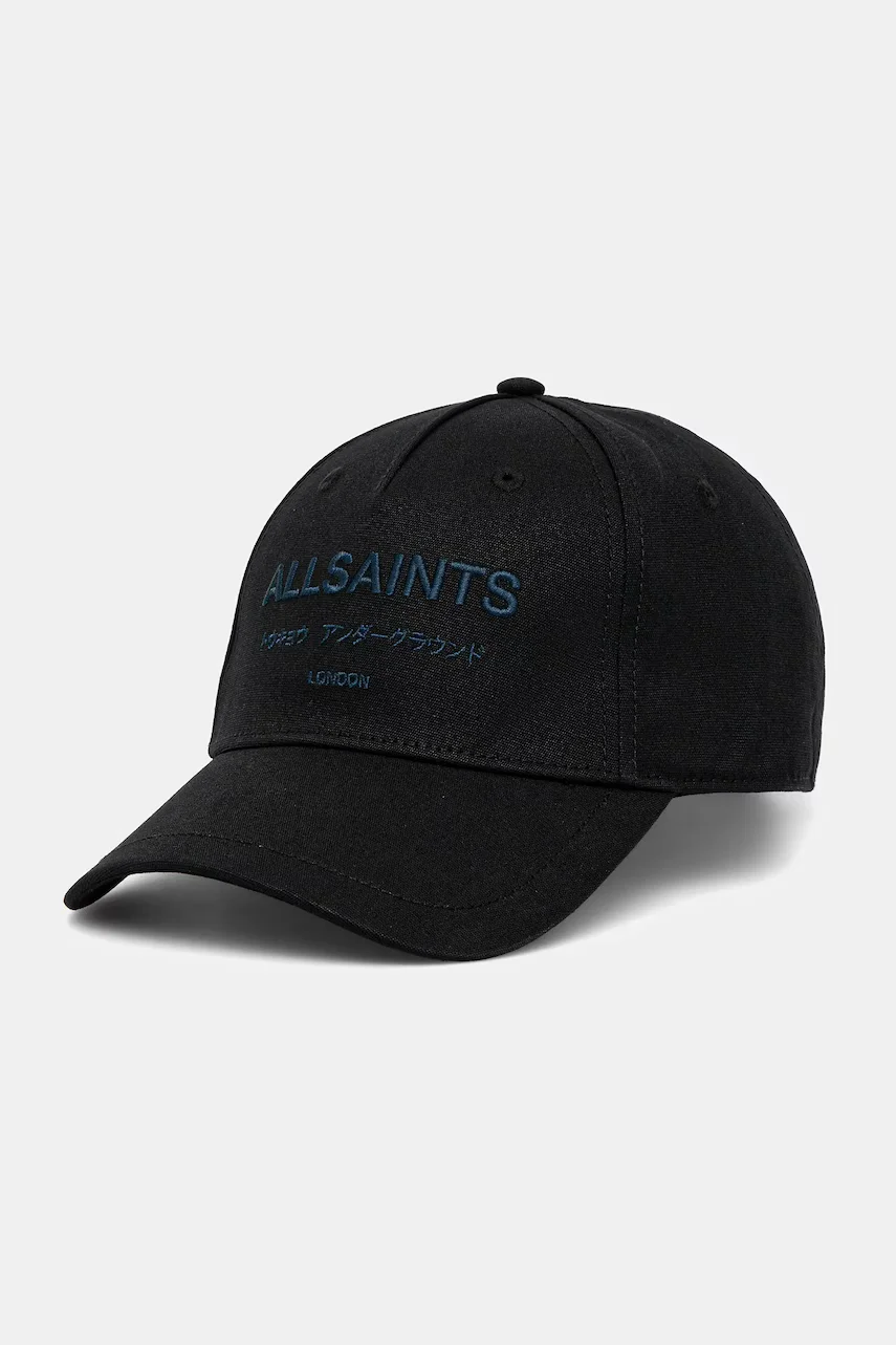 AllSaints Памучна шапка с козирка