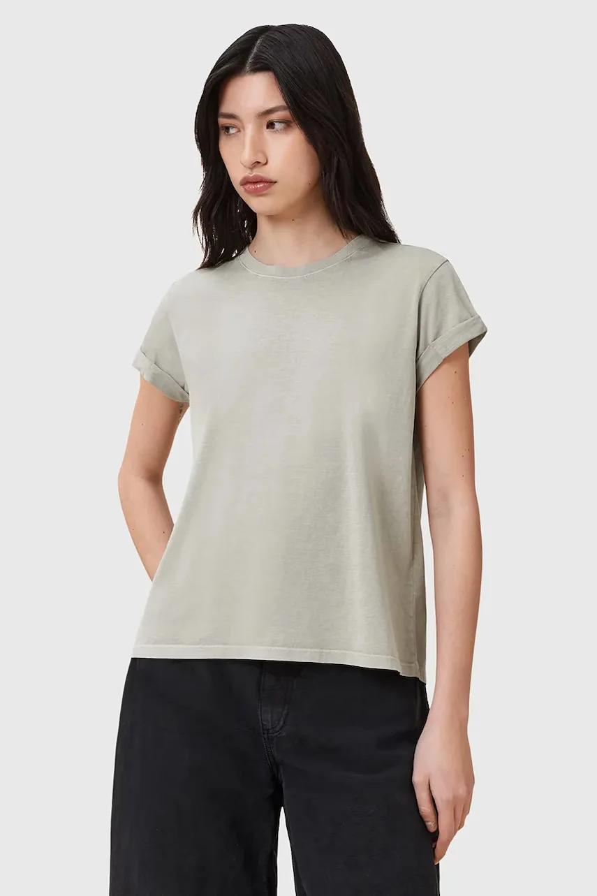 AllSaints Памучна тениска ANNA