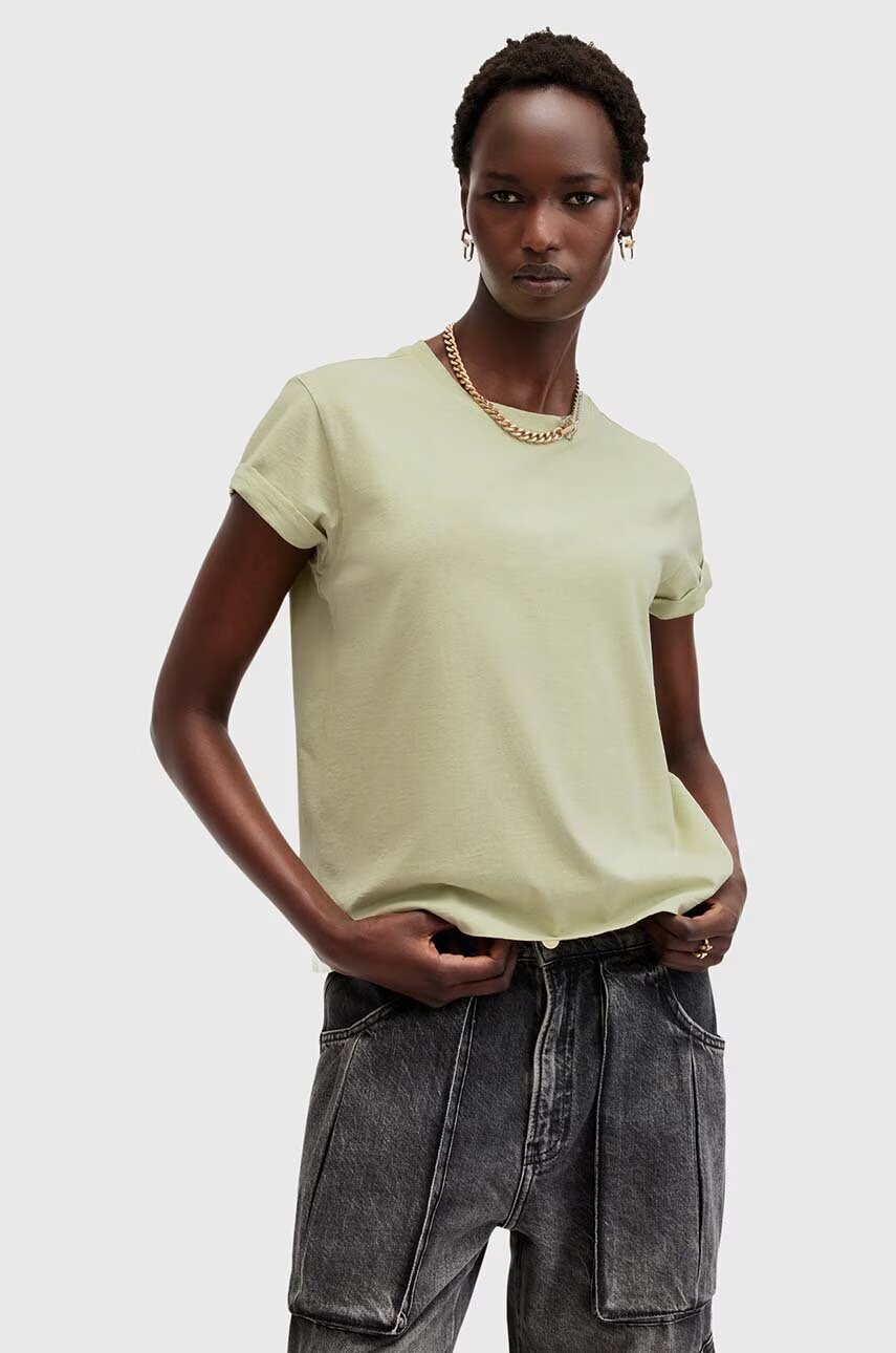 AllSaints Памучна тениска ANNA