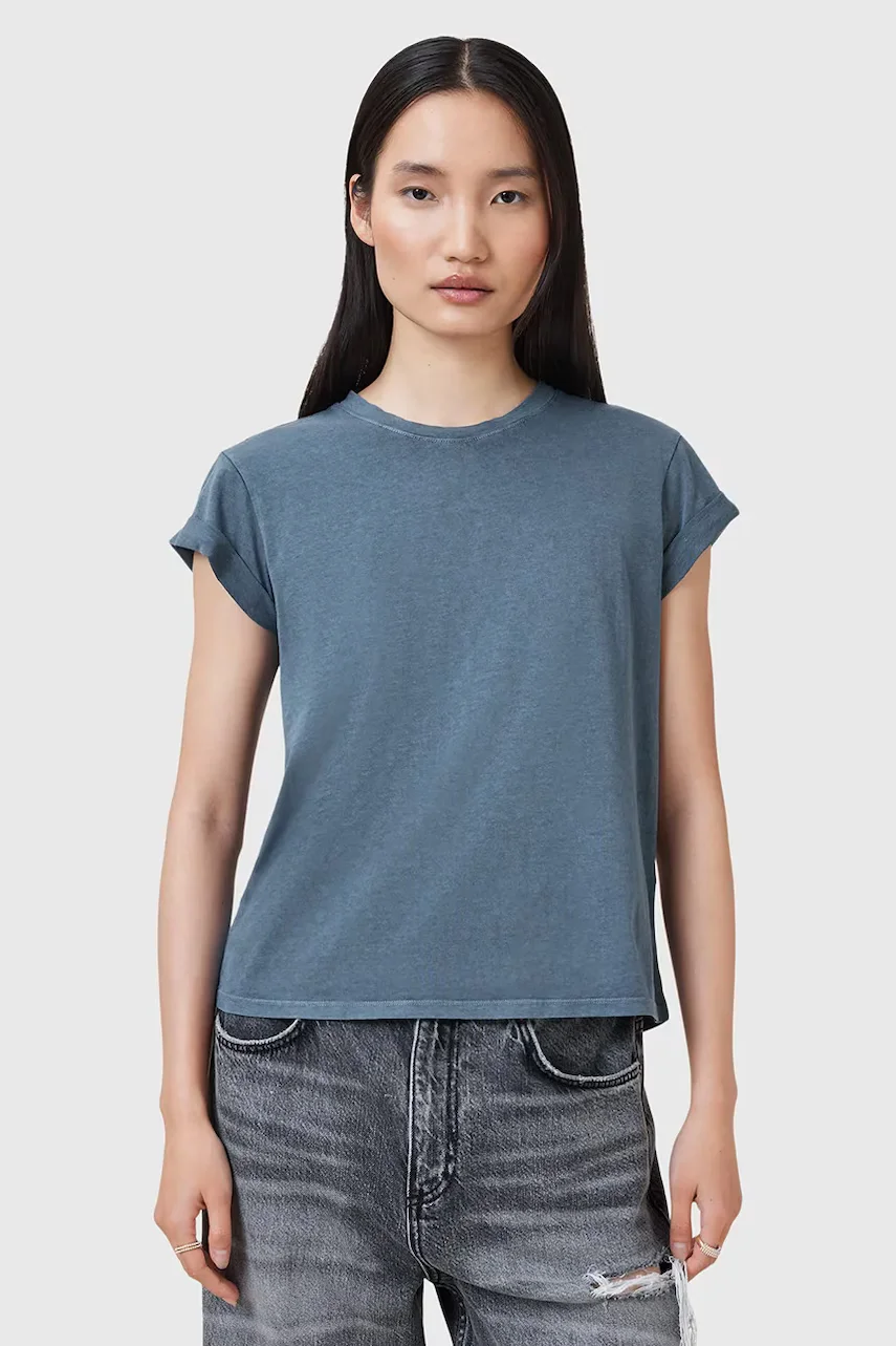 AllSaints Памучна тениска ANNA