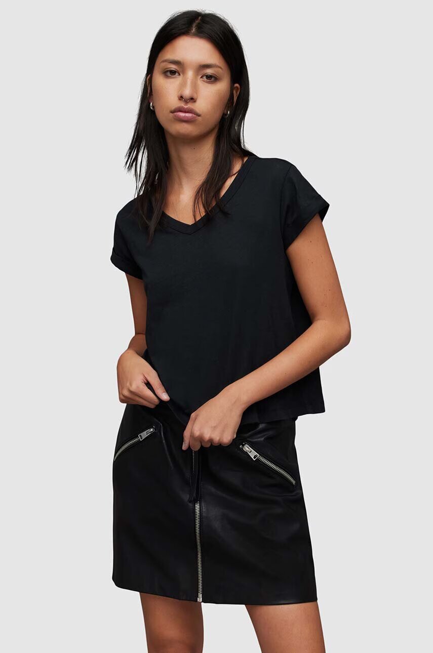 AllSaints Памучна тениска Anna