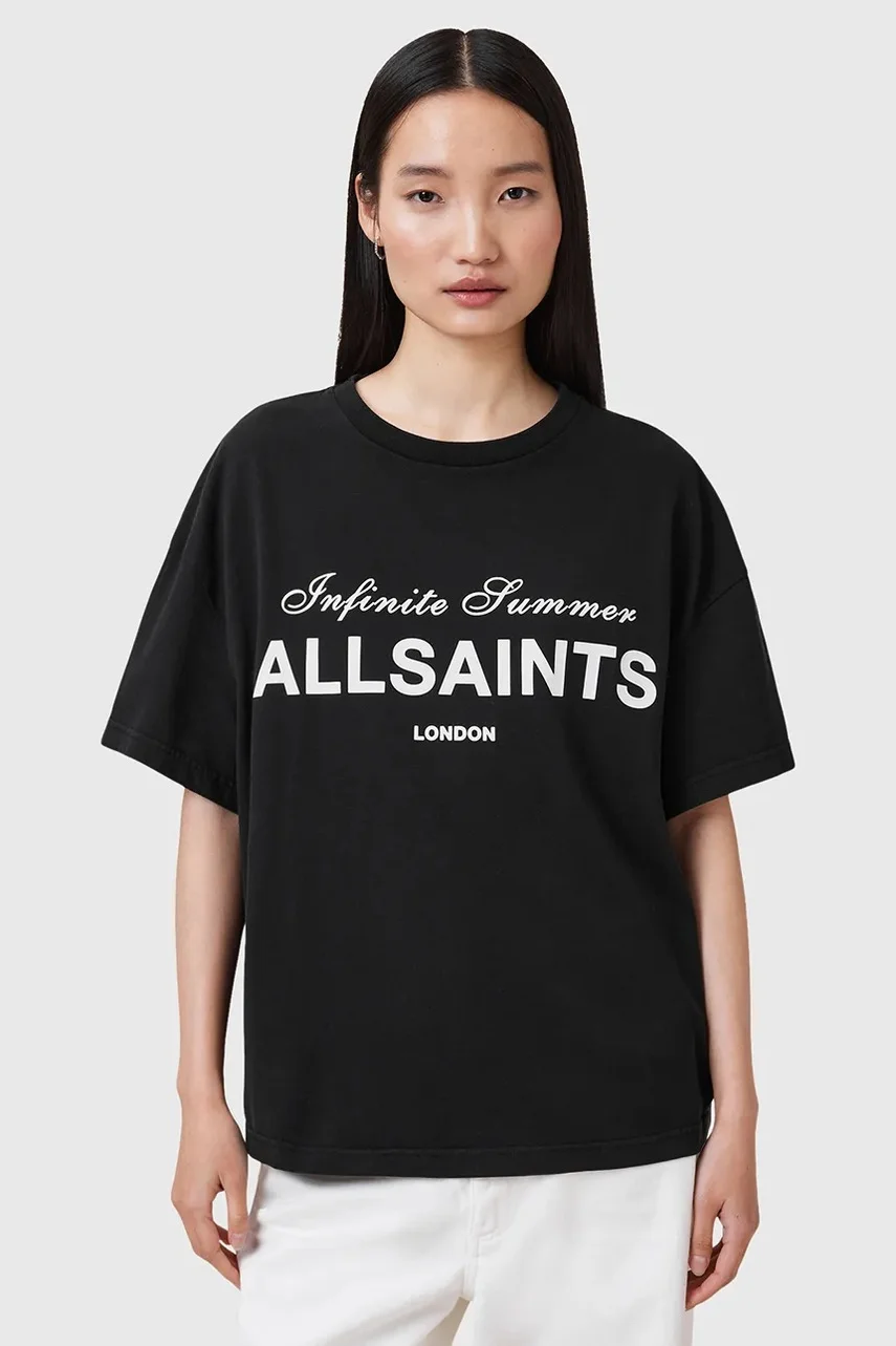 AllSaints Памучна тениска AVRI