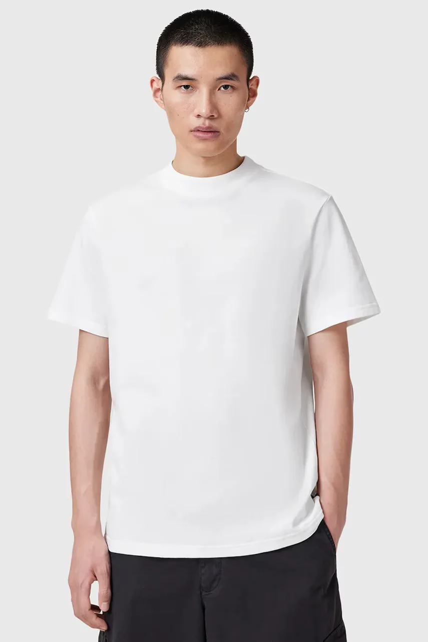 AllSaints Памучна тениска NERO
