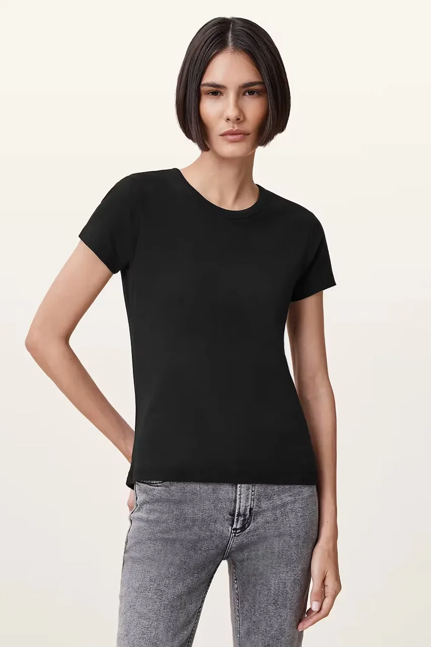 AllSaints Памучна тениска STEVIE