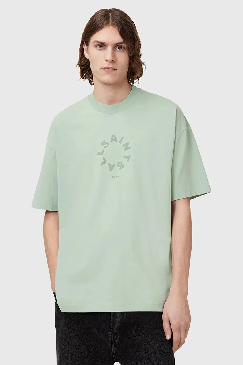 AllSaints Памучна тениска TIERRA SS CREW
