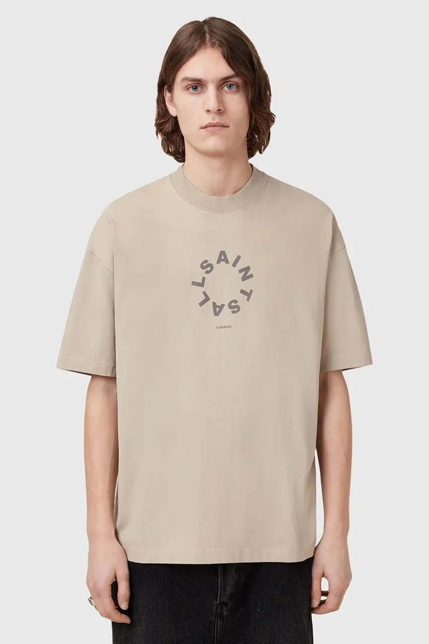 AllSaints Памучна тениска TIERRA SS CREW