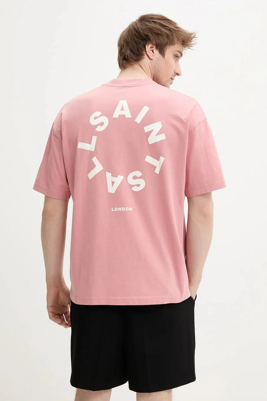 AllSaints Памучна тениска TIERRA SS CREW