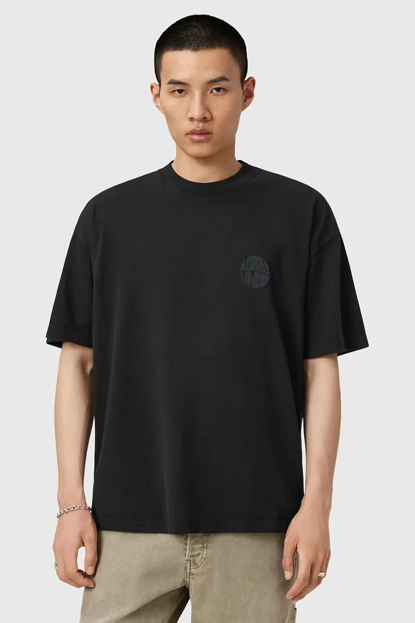 AllSaints Памучна тениска WAVED