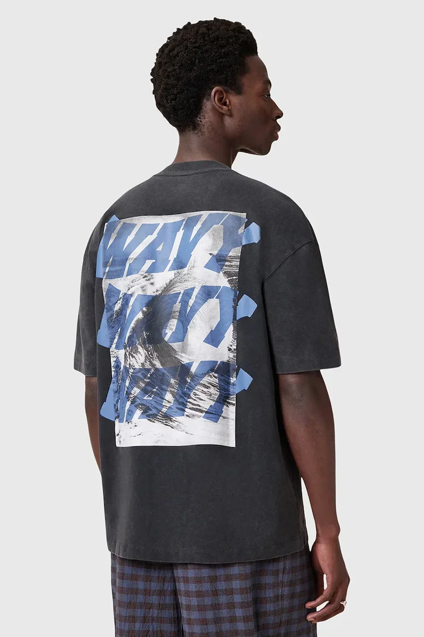 AllSaints Памучна тениска WAVY