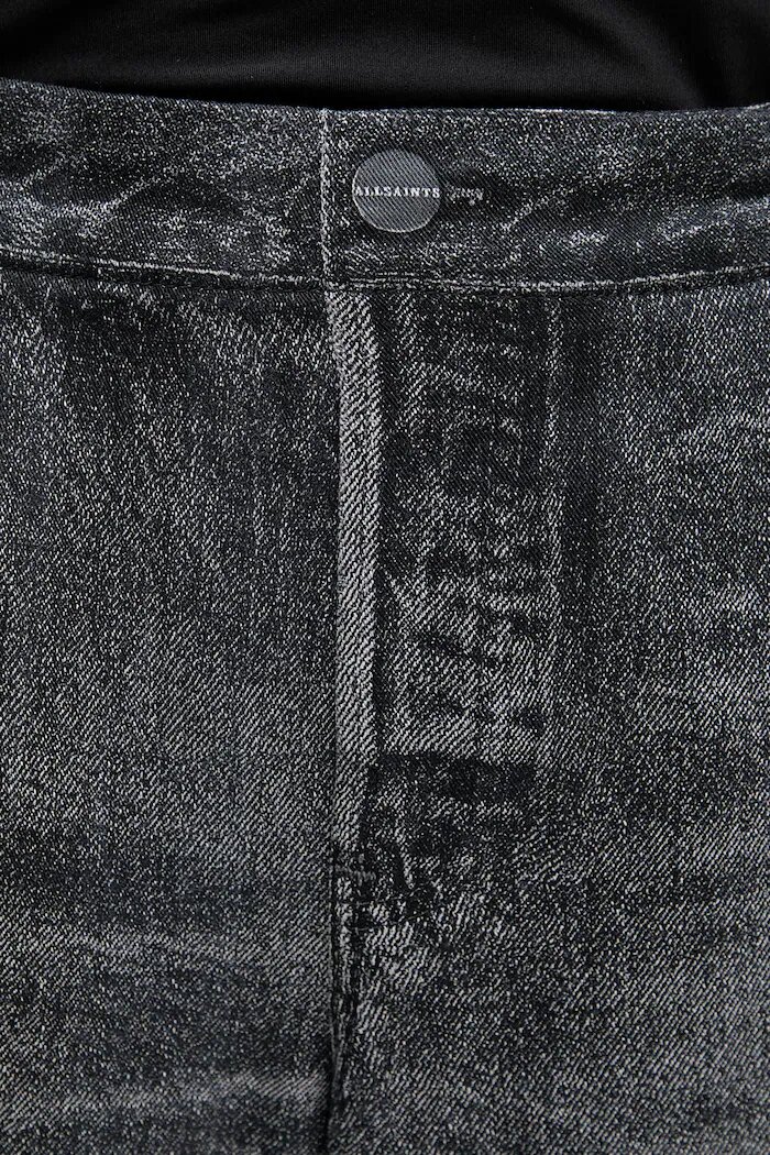 AllSaints Панталон SELMA в черно с висока талия W020TE