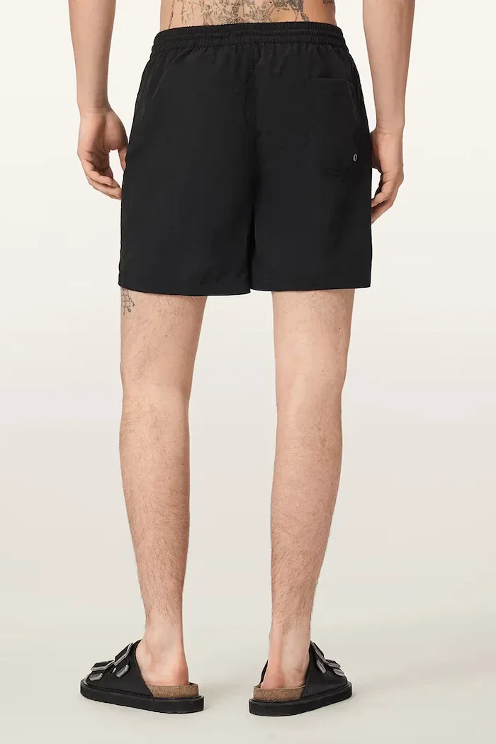 AllSaints плувни шорти мъжки MIKRO черни M011WE