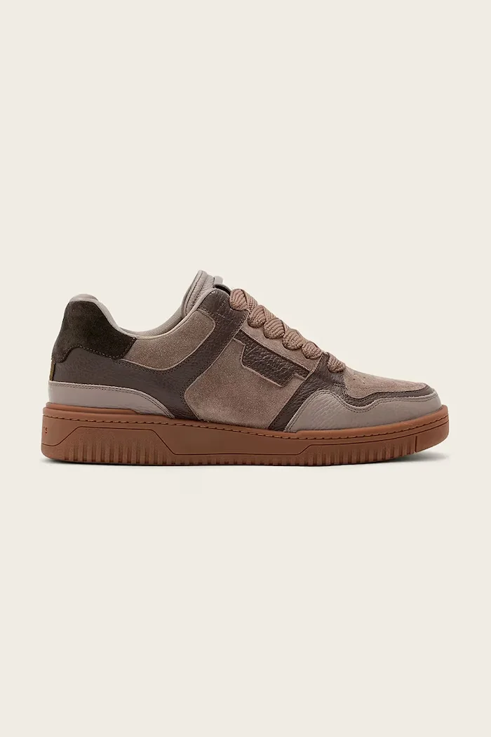 AllSaints Regan Plus Low Top маратонки мъжки от кожа бежови M055FE