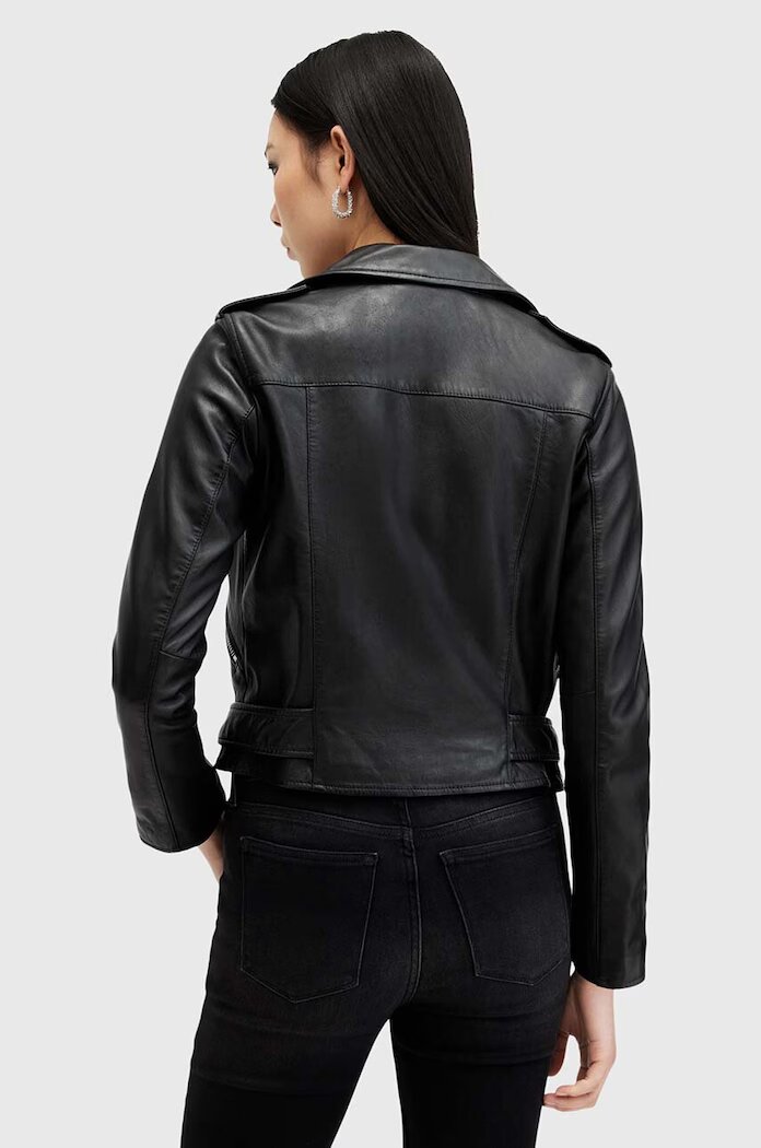 AllSaints рокерско яке дамско от кожа BALFERN BIKER черно W084LB