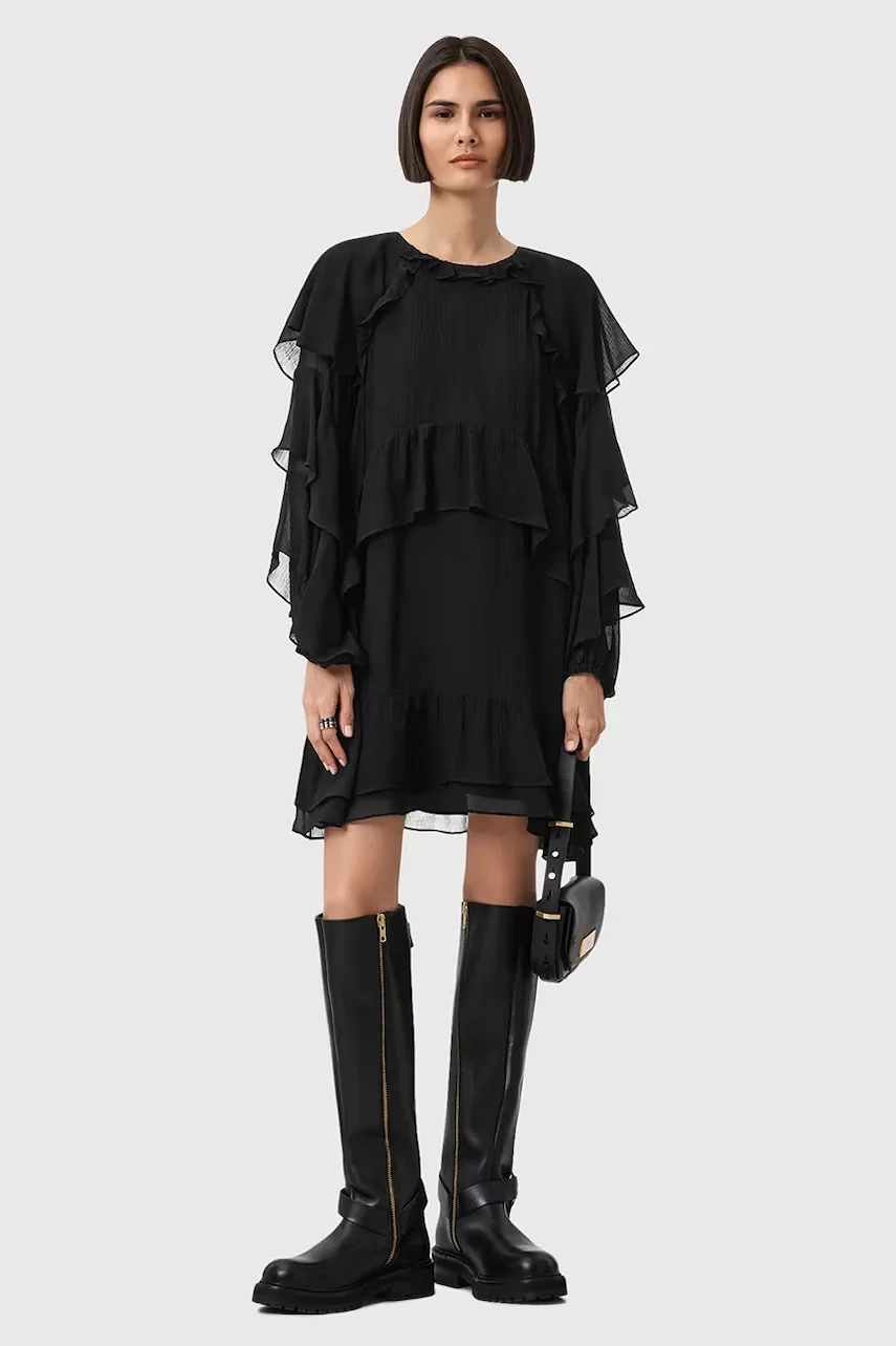 AllSaints Рокля с коприна LISSIE
