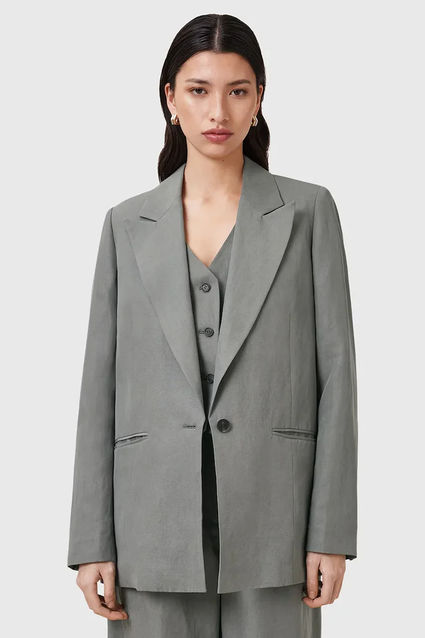 AllSaints Сако с лен AVERIE