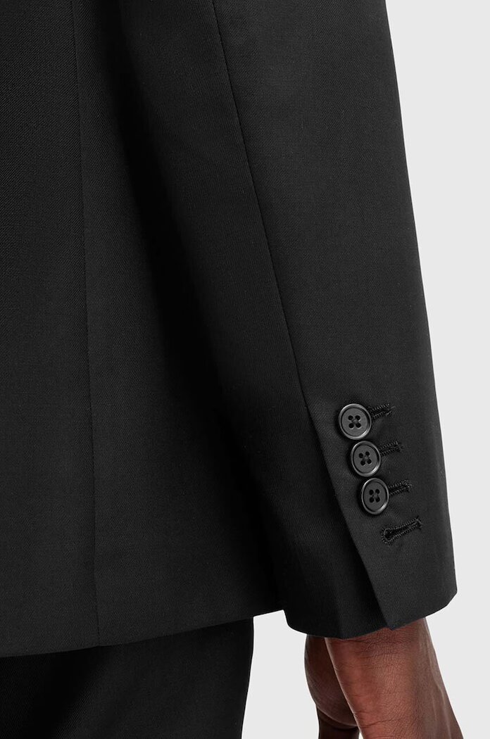 AllSaints Сако с вълна TISBURY в черно M029QB