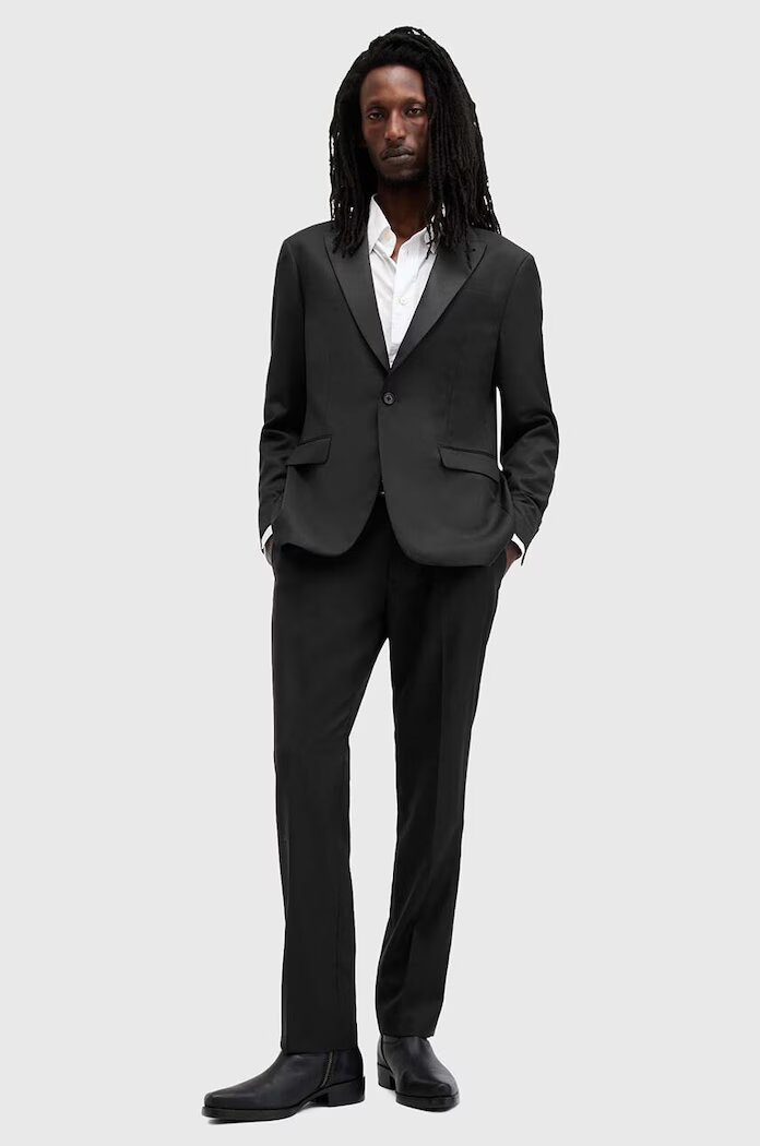 AllSaints Сако с вълна TISBURY в черно M029QB