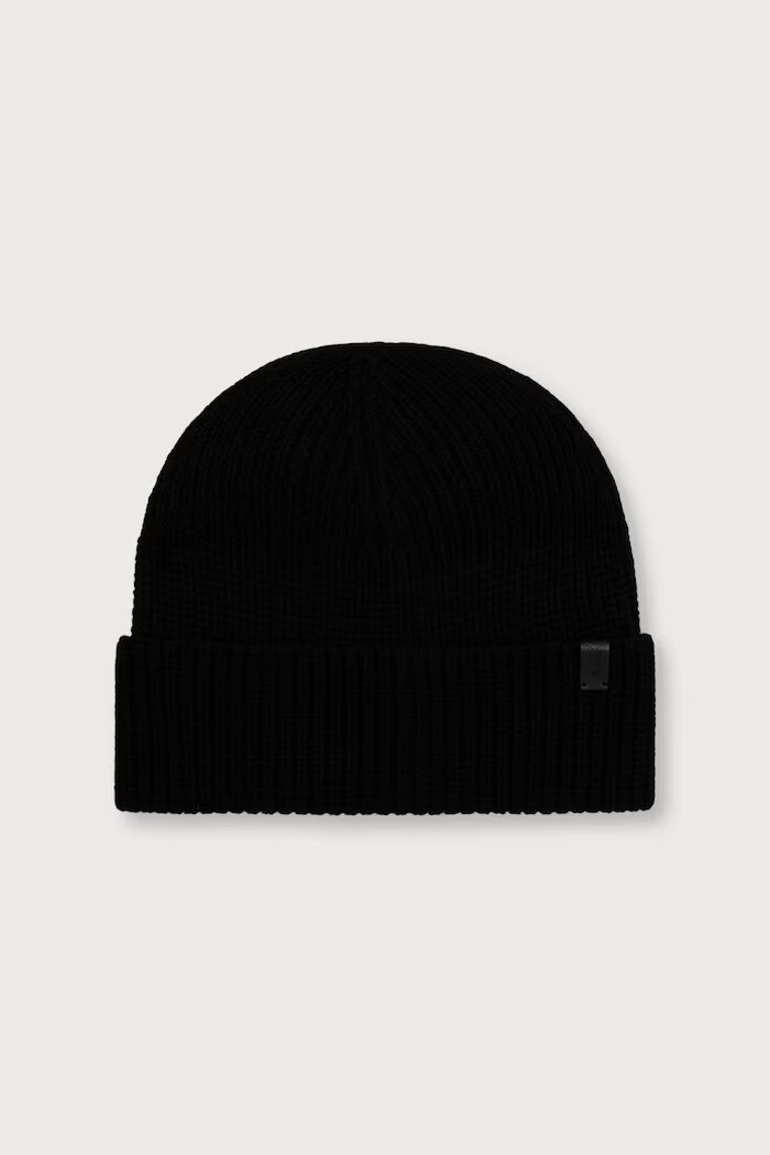 AllSaints шапка мъжка от вълна черна M036XF