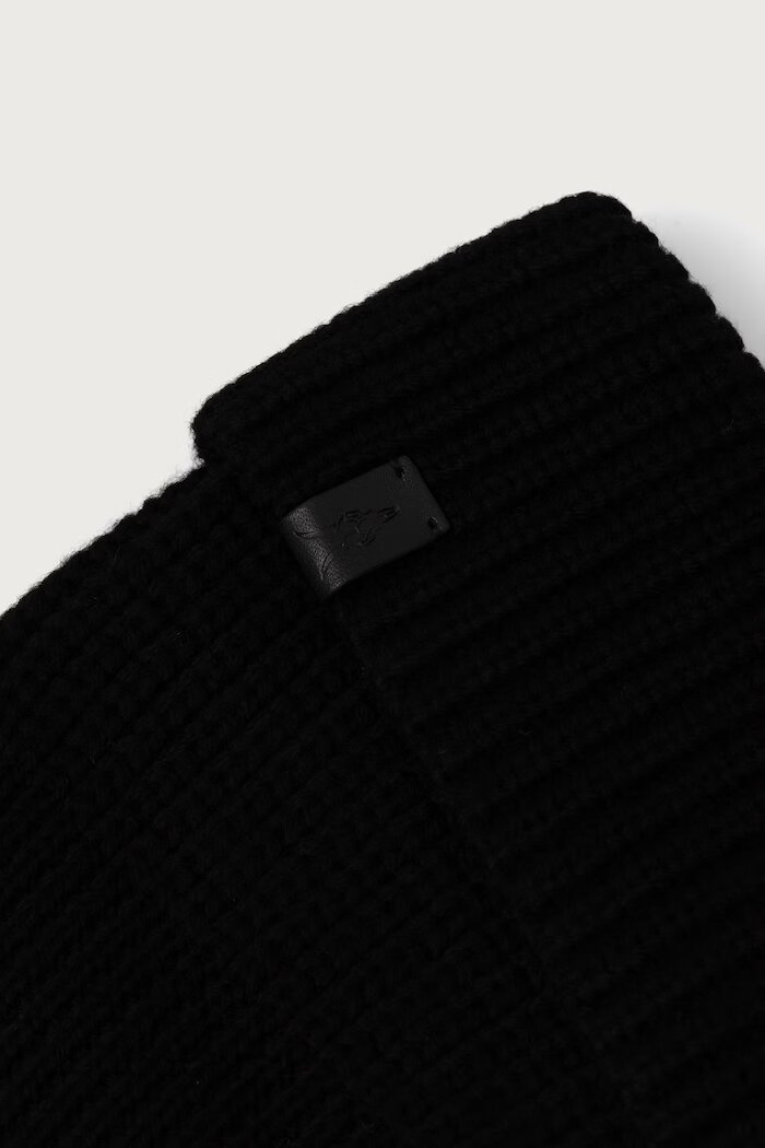 AllSaints шапка мъжка от вълна черна M036XF