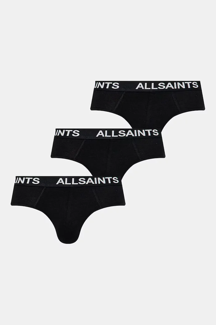 AllSaints Слипове (3 чифта) в черно ASM493441