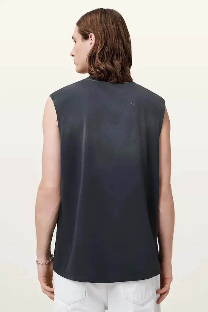 AllSaints Тениска без ръкави JONAH в сиво M022JC
