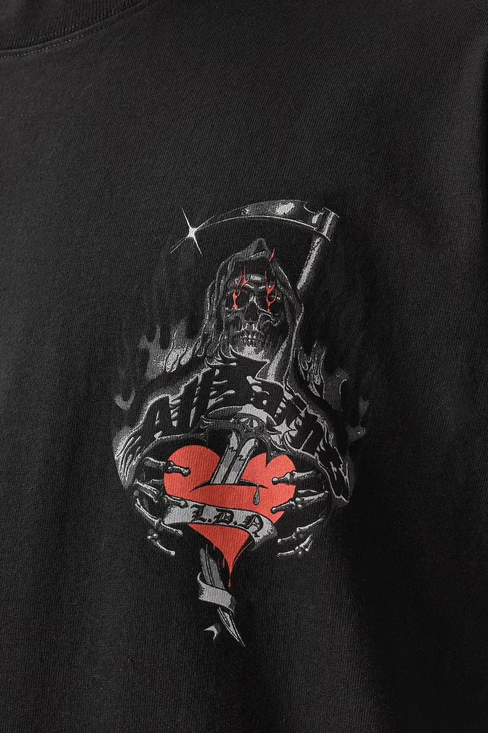 AllSaints тениска мъжка от памук SCIMITAR черна M013PF