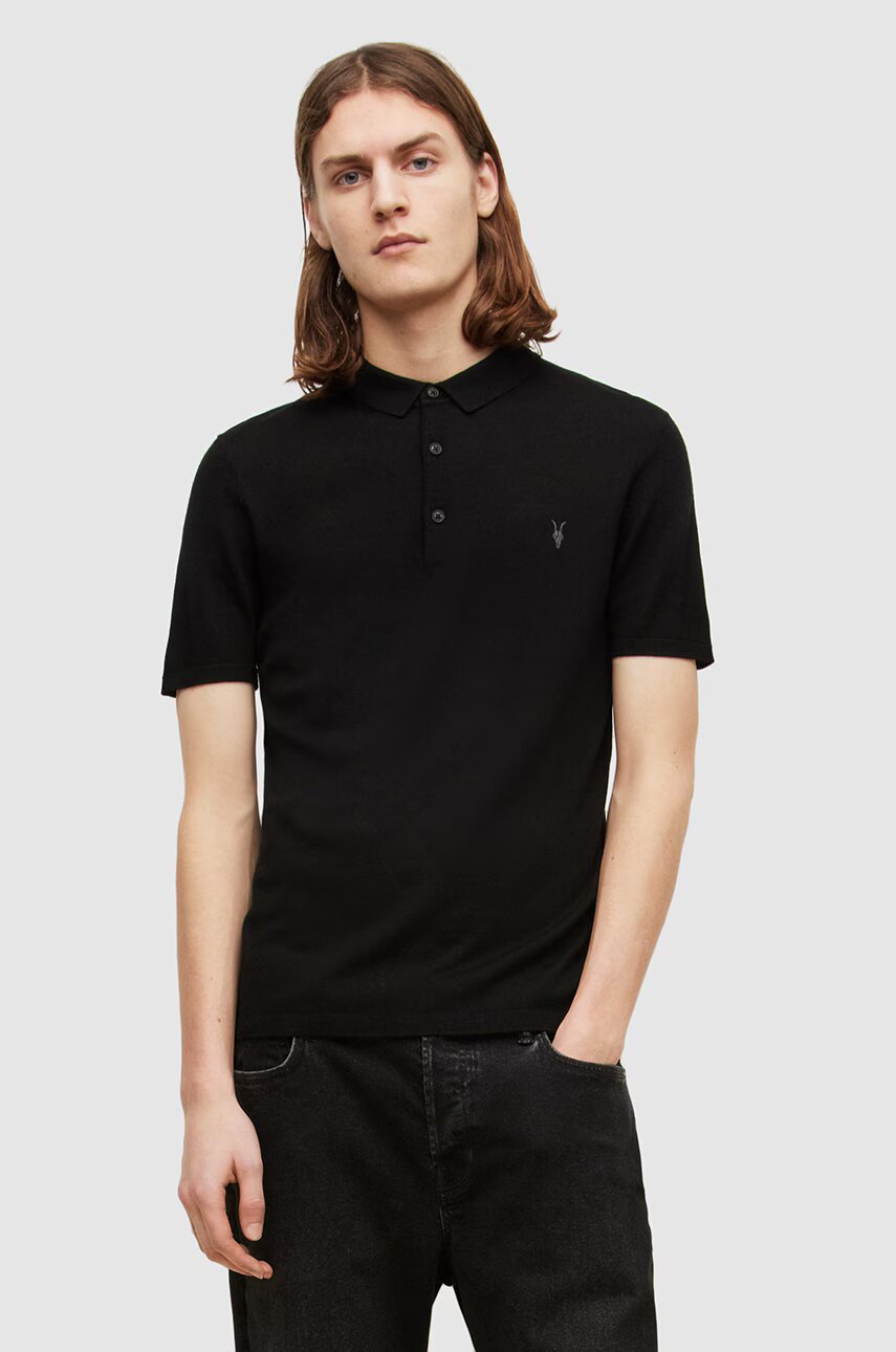 AllSaints Тениска с яка