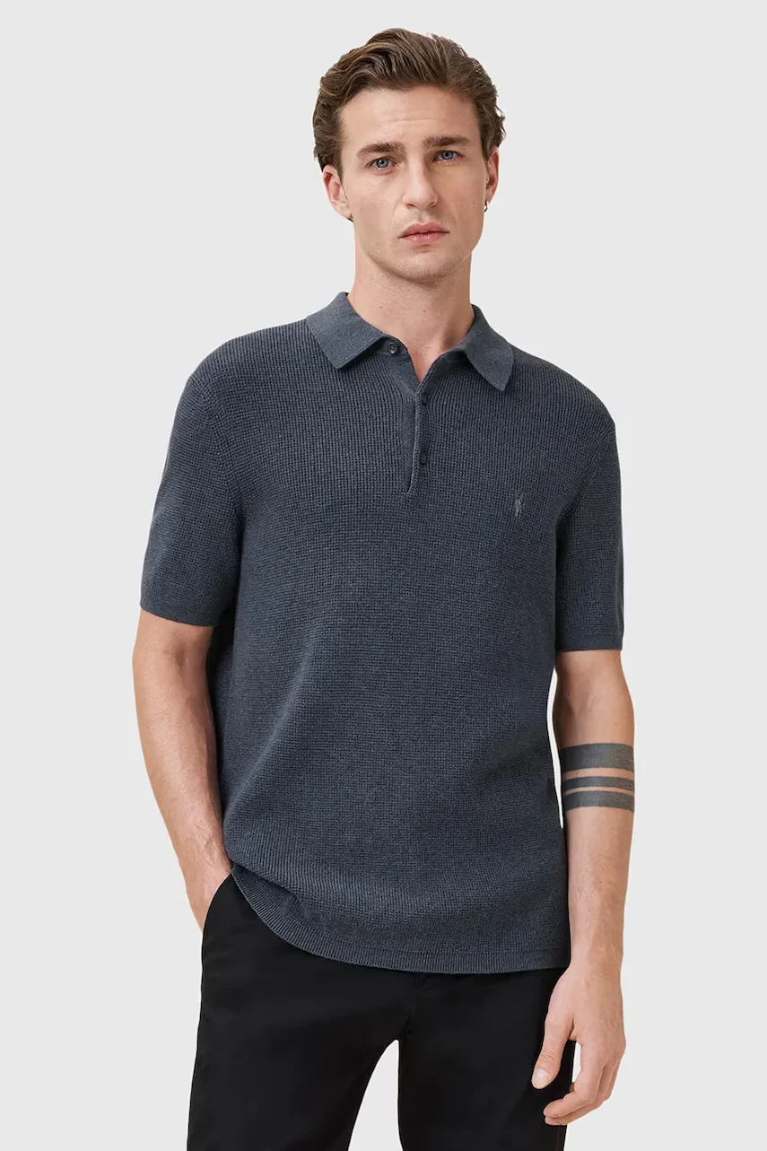 AllSaints Тениска с яке с вълна ASPEN