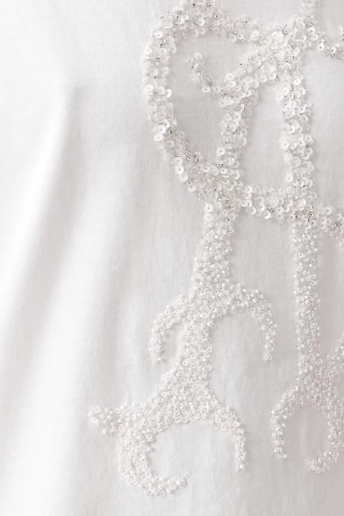 AllSaints уголемена тениска дамска от памук REFLEX AMELIE TEE бяла W018JF