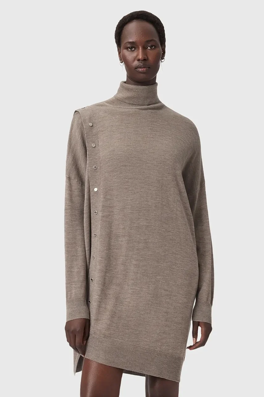 AllSaints Вълнена рокля UMI